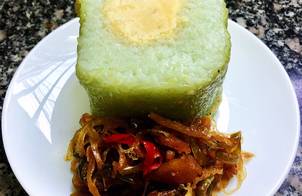 Bánh Tét + Mắm Thái Chay