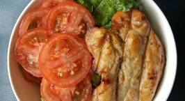 Hình ảnh món Salad Kale và ức gà nướng