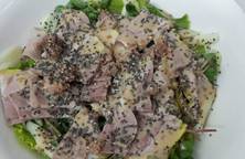 Salad thịt pate