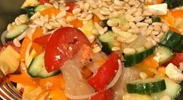 Hình ảnh món Salat Thập cẩm với phô mai Hy Lạp