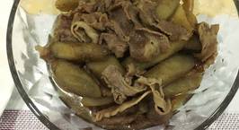 Hình ảnh món Thịt bò nấu với gobou (Ngưu bảng)