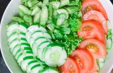 #eatclean - Salad thập cẩm sốt tương mè