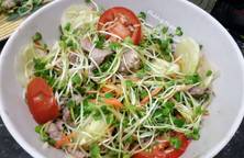 Salad eatclean rau mầm