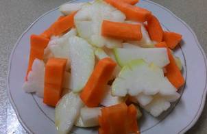 Su hào cà rốt muối xổi