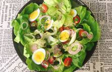 Salad Trứng Và Olive