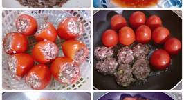 Hình ảnh món Thịt dồn cà chua sốt cà - bé cực thích