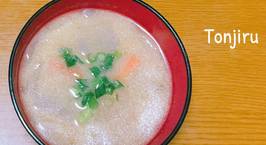 Hình ảnh món Tonjiru Soup (canh rau củ kiểu Nhật)