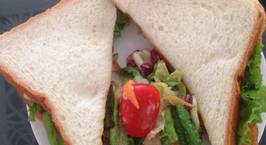 Hình ảnh món Sanwich rau củ bữa sáng