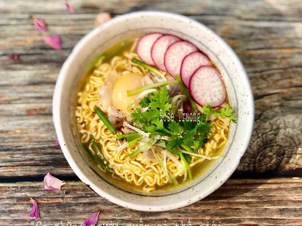Mì Gói Nấu Trứng
