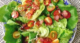 Hình ảnh món Salad Ba Rọi Hun Khói Dầu Olive Vị Basil