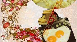 Hình ảnh món Trứng Ốp - La (Au Plat), Beefsteak, Khoai Tây Chiên 15'