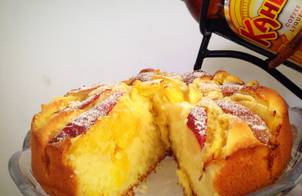 Mixed Fruits Pastry Cake  (Bánh bông lan hoa quả thập cẩm)