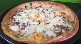Hình ảnh món Pizza trứng, pate, phô mai express