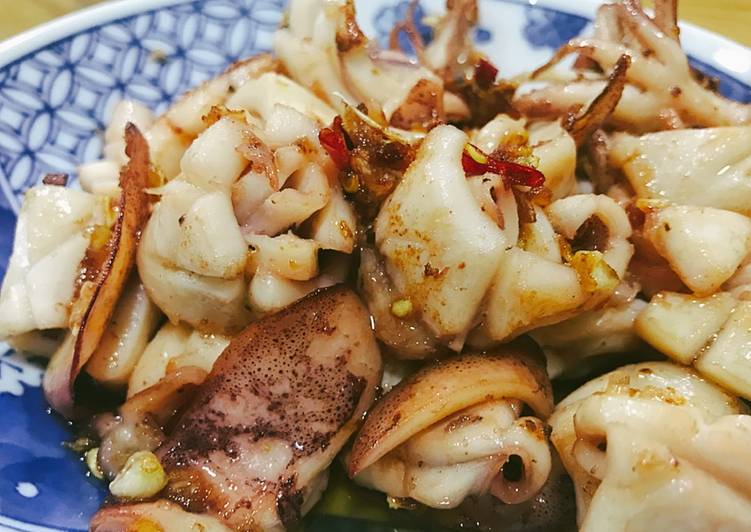 Mực chiên nước mắm