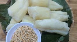 Hình ảnh món Khoai mì luộc cốt dừa