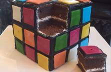 Bánh Sjokolader Rubik's cube