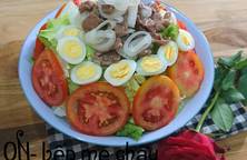 Salad cải caron trộn thịt bò