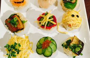 Tiệc sushi viên temari sushi ;) vừa dễ thương vừa dễ làm