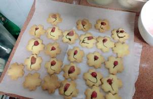 Sakura cookies