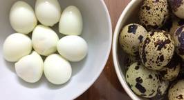 Hình ảnh món Trứng cút luộc và cách bóc trứng siêu nhanh