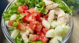Hình ảnh món Salad ức gà rau quả