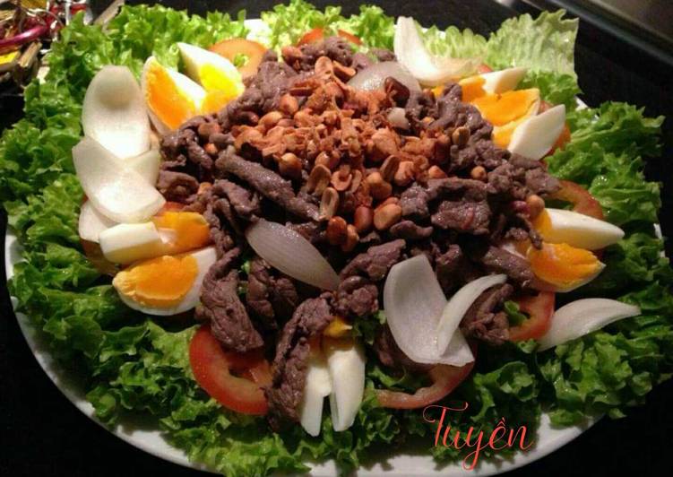 Thịt bò xào trộn xà lách hình đại diện công thức