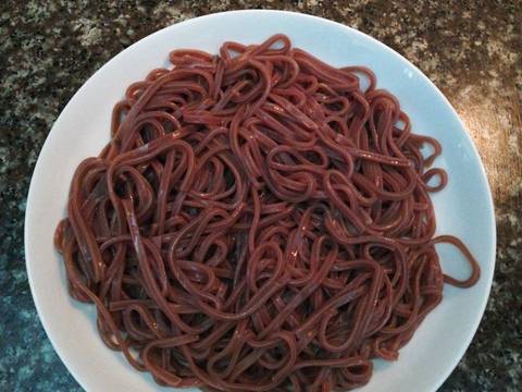 🍝Hủ Tiếu gạo lứt đỏ spaghetti 🍝 recipe step 2 photo