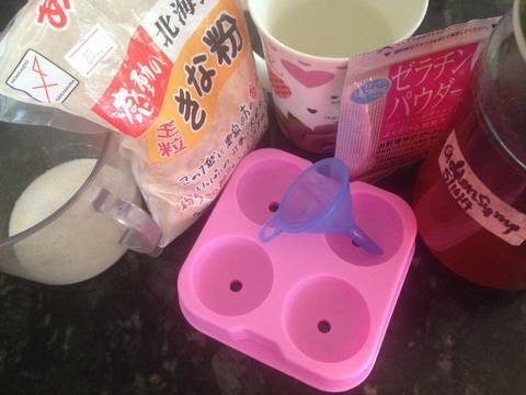 Mochi giọt nước trong veo (Mizu Shingen Mochi) recipe step 1 photo