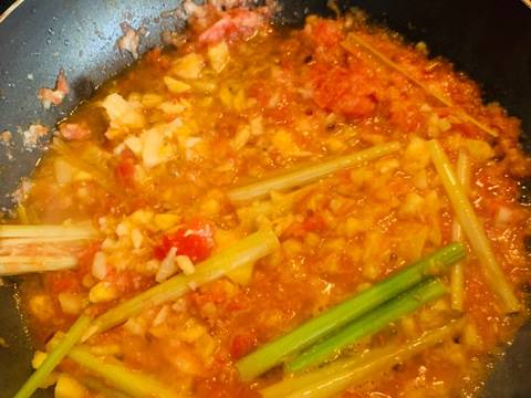 Bún thái ốc thịt bước làm 5 hình