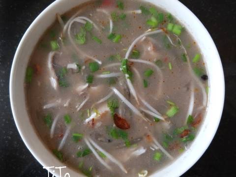 Bánh canh cá lóc bước làm 5 hình