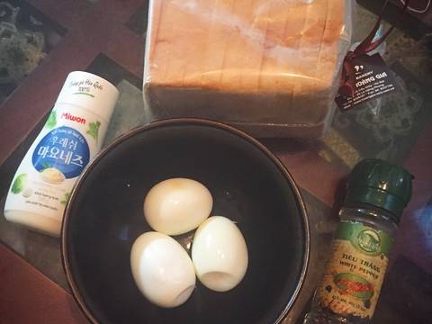 Sandwich trứng recipe step 1 photo