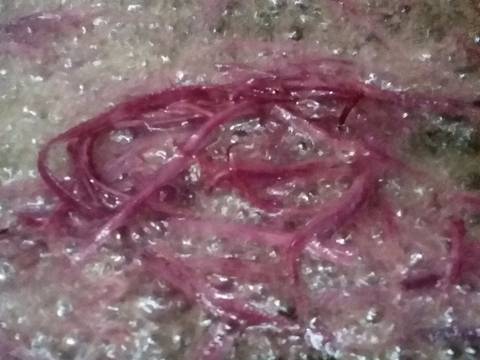 Khoai lang tím bào sợi chiên giòn recipe step 2 photo