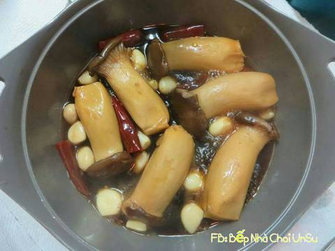 Nấm Đùi Gà Kho 새송이버섯초림(Món Chay) recipe step 4 photo