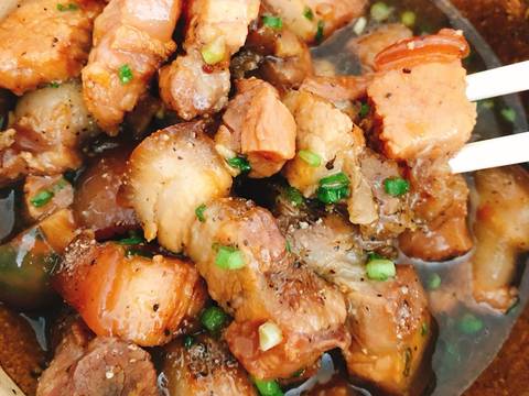 Thịt kho tiêu “ canh xương heo nấu bí đao “ recipe step 1 photo