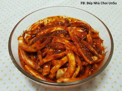 Cơm Trộn Mực Giá Tương 😍 오징어 콩나물 비빔밥 recipe step 3 photo