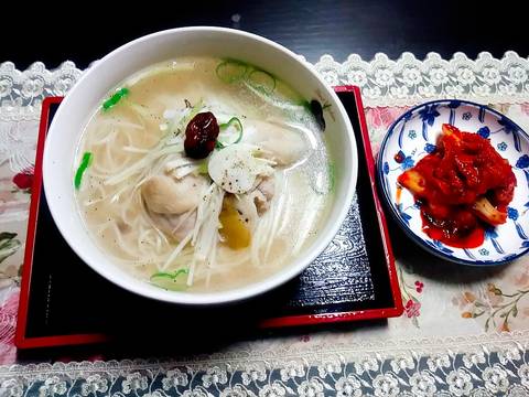 Gà Samgyetang-Style Nyumenサムゲタン風にゅうめん.♥ recipe step 6 photo