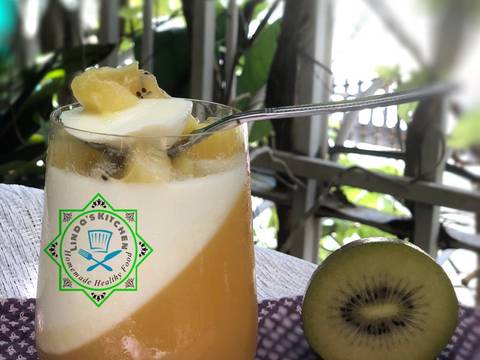 Panna cotta thơm ngon, mát bổ từ kiwi và chanh leo! recipe step 11 photo