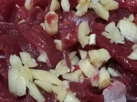 Bún bò nam bộ bước làm 1 hình