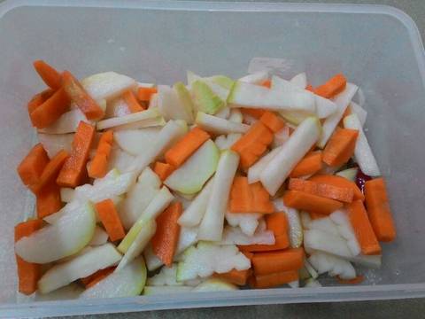 Su hào cà rốt muối xổi recipe step 2 photo
