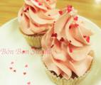 Hình ảnh bước 6 Cupcake Vani Màu Hường Cho Valentine'S Day