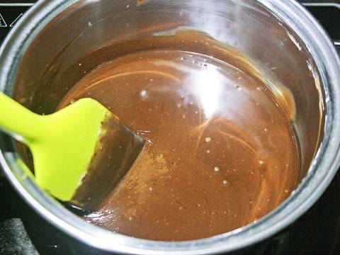 Soft nama chocolate recipe step 3 photo