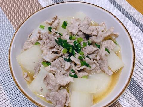 Thịt ba chỉ nấu củ cải kiểu Nhật {バター香る簡単豚バラ大根} recipe step 3 photo
