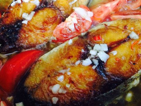 Cá thu sốt tỏi ớt recipe step 4 photo