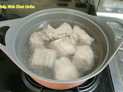 Canh Xương Bò Hầm 갈비탕 recipe step 4 photo