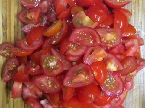 Đậu hũ sốt trứng cà chua recipe step 3 photo