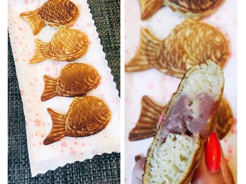 Bánh Cá Taiyaki nhân hoa Anh Đào "Sakura paste"🌸-🌸 recipe step 6 photo