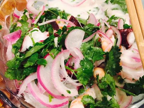 Salad bạch tuộc kiểu Ecuador recipe step 2 photo