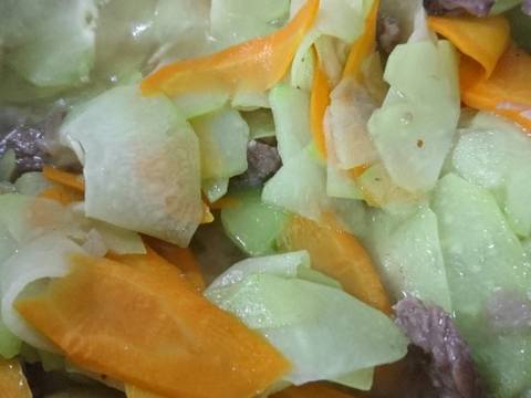 Su su cà rốt xào thịt bò recipe step 3 photo
