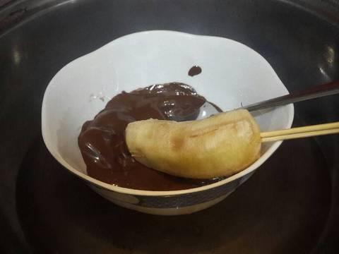 Kem chuối phủ chocolate recipe step 1 photo