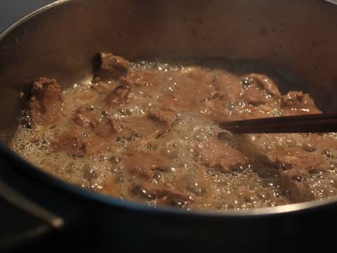Rau càng cua xào thịt bò recipe step 3 photo